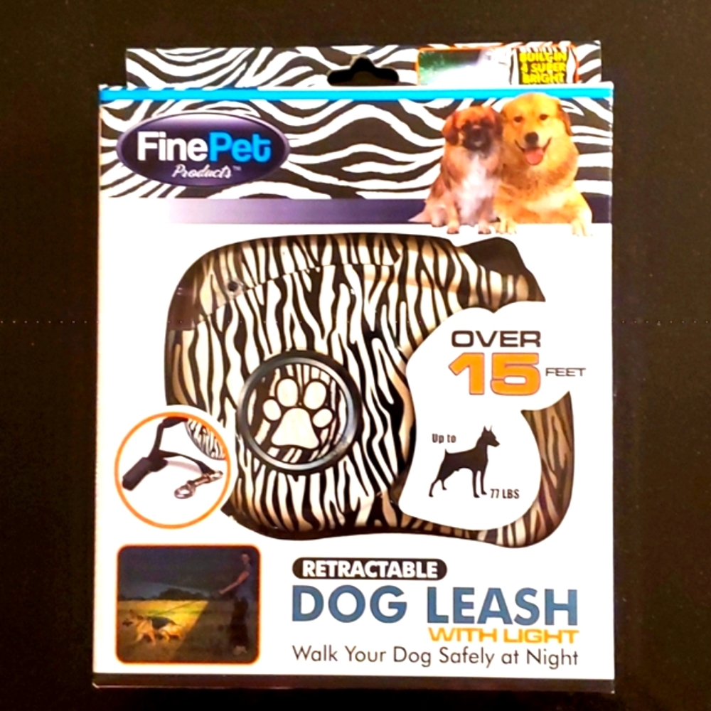 Lighted Dog Leash  NWT